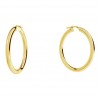 Hoop Earrings, 5cm, Earring Findings, KL-440 4x40 mm