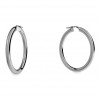 Hoop Earrings, 5cm, Earring Findings, KL-440 4x40 mm