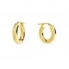 Hoop Earrings, 2,5cm, Earring Findings, KL-415 4x15 mm