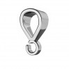 Anhängerschlaufe, Schmuckteile, KRP ODL-00859 4x10 mm
