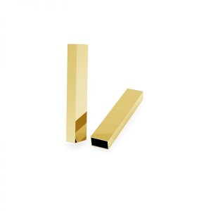 Suorakulmainen hopeaputki-riipus, koruosat, RURK-009 8x35 mm Suorakulmainen hopeaputki-riipus, koruosat, RURK-009 8x35 mm