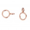 Jump Rings, Soldered, Jewelry Findings, EL 27 0,8x2x6 mm