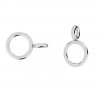 Jump Rings, Soldered, Jewelry Findings, EL 27 0,8x2x6 mm