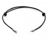 Bracelet Base, Black, Jewelry Findings, J-STRING BRACELET 24 13,5-24,50 cm