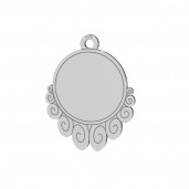 Pendant, Silver Jewelry, LKM-2786 - 0,50 16x20,4 mm