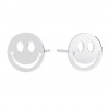 Smiley Emoticon Earrings, Jewelry Findings, Earring Findings, KLS LKM-3005 - 0,50 10x10 mm 