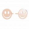 Smiley Emoticon Earrings, Jewelry Findings, Earring Findings, KLS LKM-3005 - 0,50 10x10 mm 