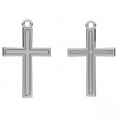 Cross Pendant, Silver Jewelry, CON-1 ODL-01359 16,1x26,4 mm