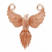 Phoenix Pendant, Silver Jewelry, ODL-00823 20X24 MM