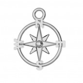 Compass Pendant, Silver Jewelry, ODL-00465