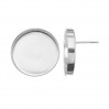 Ohrstecker, Giessharzschmuck, Ohringteile, KLSG FMG-R 20 mm EARRING