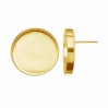 Ohrstecker, Giessharzschmuck, Ohringteile, KLSG FMG-R 20 mm EARRING