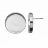 Ohrstecker, Giessharzschmuck, Ohringteile, KLSG FMG-R 20 mm EARRING