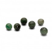 Emerald Beads 6 MM, Precious Stone