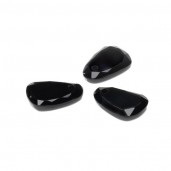 FLAT TEARDROP, Black Onyx 16 MM, Semi-Precious Stone