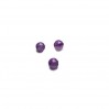 ROUND Beads, Jadeite Amethyst 3 MM, puolijalokivi