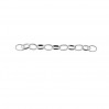 Extension Chain, 8cm, Silver Chains, ROLO OVAL 200 8 cm