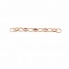 Extension Chain, 8cm, Silver Chains, ROLO OVAL 200 8 cm