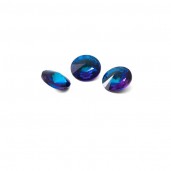 Round Crystal 6mm, RIVOLI 6 MM SHIMMER BLUE, GAVBARI