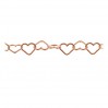Hearts Chain, Bulk Chains, Silver Chains,  SRC 045