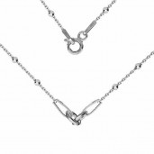 Necklace Base, Silver Chains, Silver Jewelry, CHAIN 55 A 030 PL 2,0