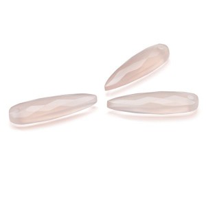 ICICLE Pendant Rose Onyx 30 MM, puolijalokivi