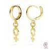 Hoop Earrings, Earring Findings, ODL-00732 BZO 1