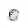 Aakkoset, A, hopeahelmet, koruosat, CUBE 4,8X4,8 MM
