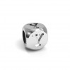 Aakkoset, A, hopeahelmet, koruosat, CUBE 4,8X4,8 MM