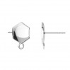Ohrstecker Basis, Ohrringteile, Silberschmuck, OKSV 4683 10MM KLS CON1