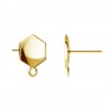 Ohrstecker Basis, Ohrringteile, Silberschmuck, OKSV 4683 10MM KLS CON1