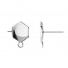 Ohrstecker Basis, Ohrringteile, Silberschmuck, OKSV 4683 10MM KLS CON1