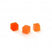 Cube Orange Jade 6 MM GAVBARI, puolijalokivi