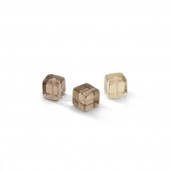 Cube Smoky Quartz 6 MM GAVBARI, semi-precious stone