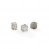 Cube Black Rutile 6 MM GAVBARI, puolijalokivi