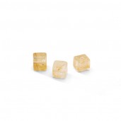 Cube Gold Rutile Quartz 6 MM GAVBARI, semi-precious stone