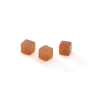 Cube Peach Moonstone 6 MM GAVBARI, Halbedelstein