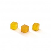 Cube Yellow Onyx 6 MM GAVBARI, semi-precious stone