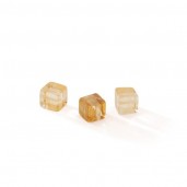 Cube Citrine Quartz 6 MM GAVBARI, semi-precious stone