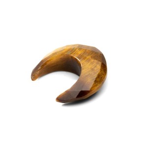 Moon Pendant Tiger's Eye, 20 MM, puolijalokivi