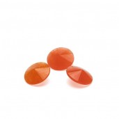 RIVOLI Jadeite Orange 12 MM GAVBARI, semi-precious stone