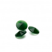 RIVOLI Jadeite Dark Green 12 MM GAVBARI, semi-precious stone