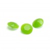 ROSE CUT / RIVOLI Chrysoprase Light Green 12 MM GAVBARI, semi-precious stone