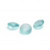 ROSE CUT / RIVOLI Aquamarine Chalcedony 12 MM GAVBARI, semi-precious stone