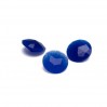 ROSE CUT / RIVOLI  Azure Chalcedony 12 MM GAVBARI, semi-precious stone