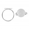 Ring Base, Jewelry Findings, 12mm,  U-RING GWP 12 0,6X12 MM