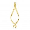 Ohrringteile, Silberschmuck, Ohrringe,  EARRING 024 16,1X49 MM