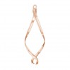 Ohrringteile, Silberschmuck, Ohrringe,  EARRING 024 16,1X49 MM