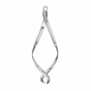 Ohrringteile, Silberschmuck, Ohrringe,  EARRING 024 16,1X49 MM