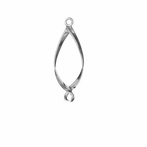 Ohrringteile, Silberschmuck, Ohrringe,  EARRING 023 10,5X28,5 MM